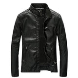 Casual Faux Leather Jacket